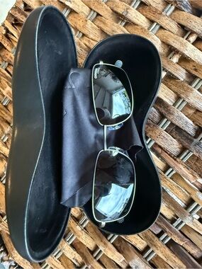 Men's Carrera Frame Sunglasses - Black Lenses with Silver Trim